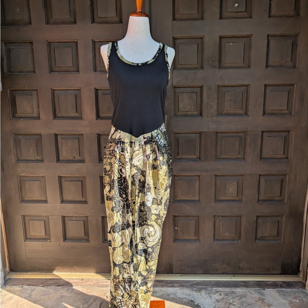 Vintage E.D. Michaels Jumpsuit + Over-shirt Set